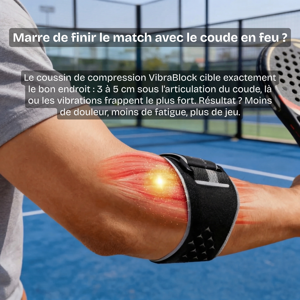 Protège-Coude de Padel VibraBlock