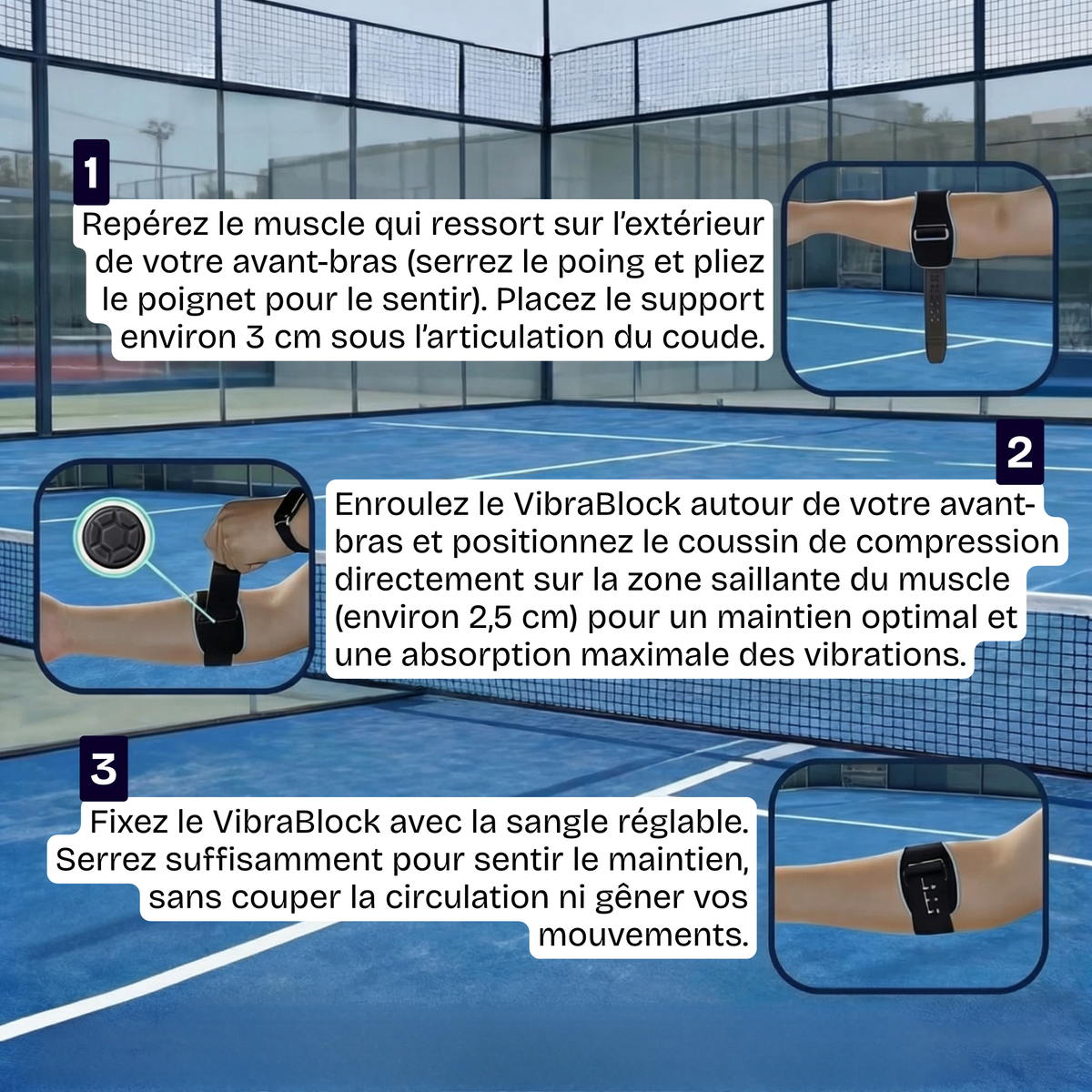 Protège-Coude de Padel VibraBlock
